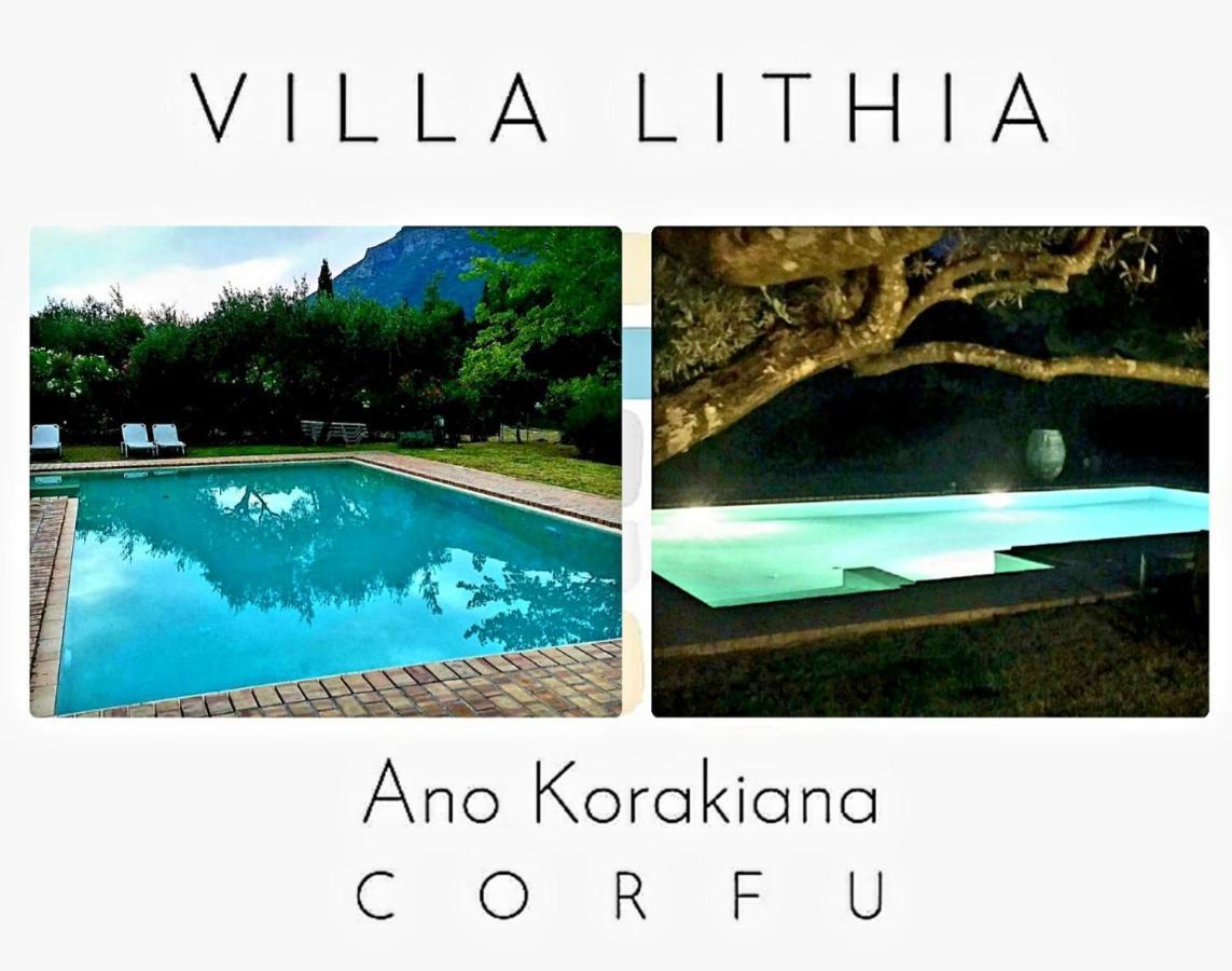 Villa Lithia Áno Korakiána Eksteriør bilde